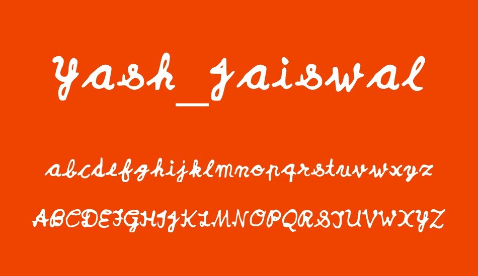 yash-jaiswal font