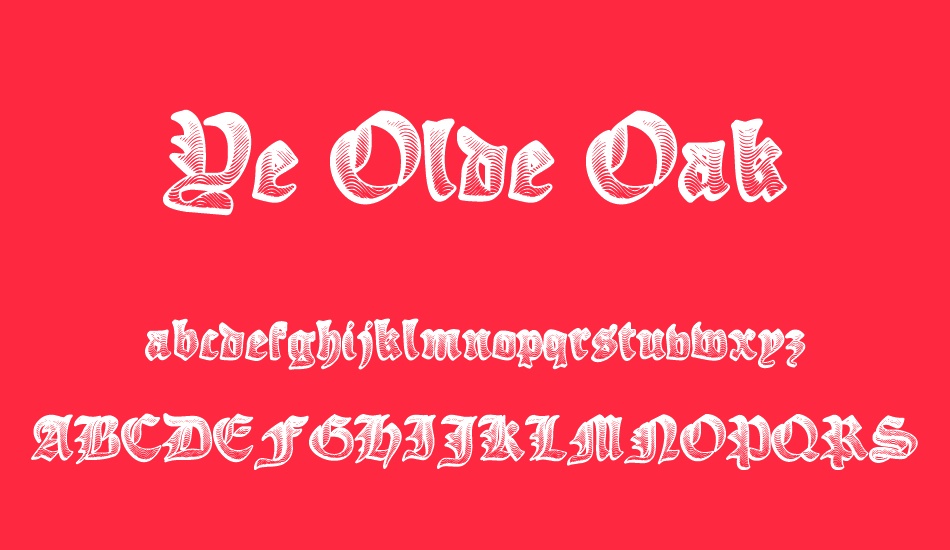 ye-olde-oak font