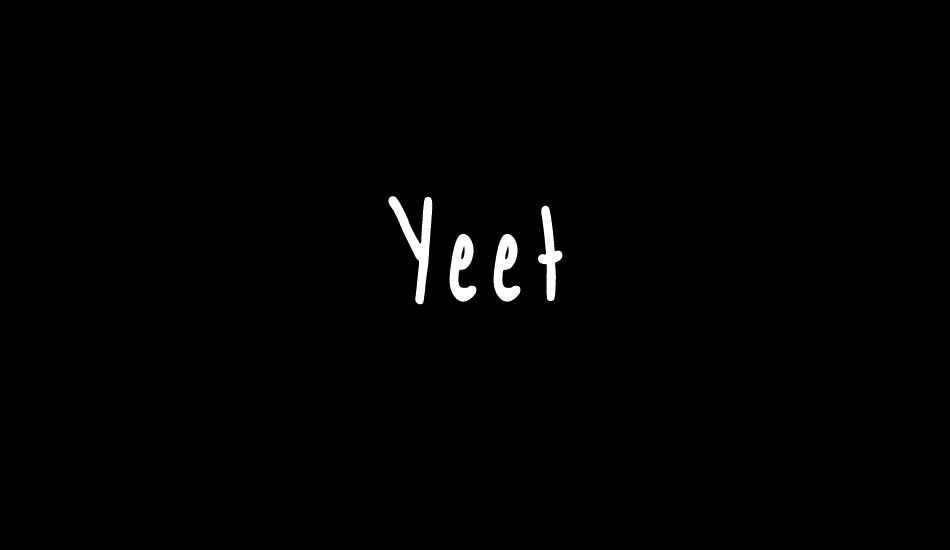 yeet font big