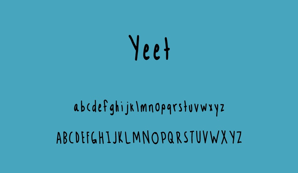 yeet font