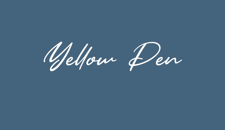 yellow-pen font big