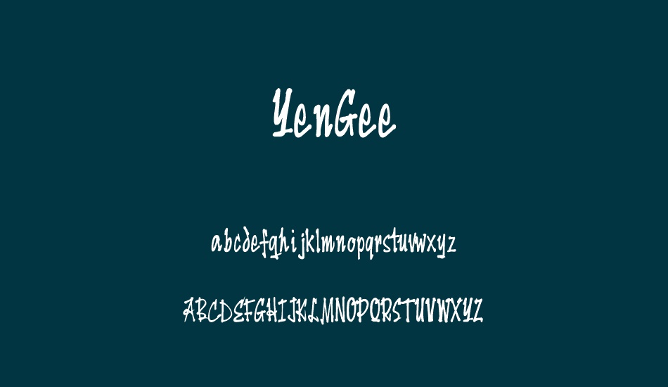 yengee font
