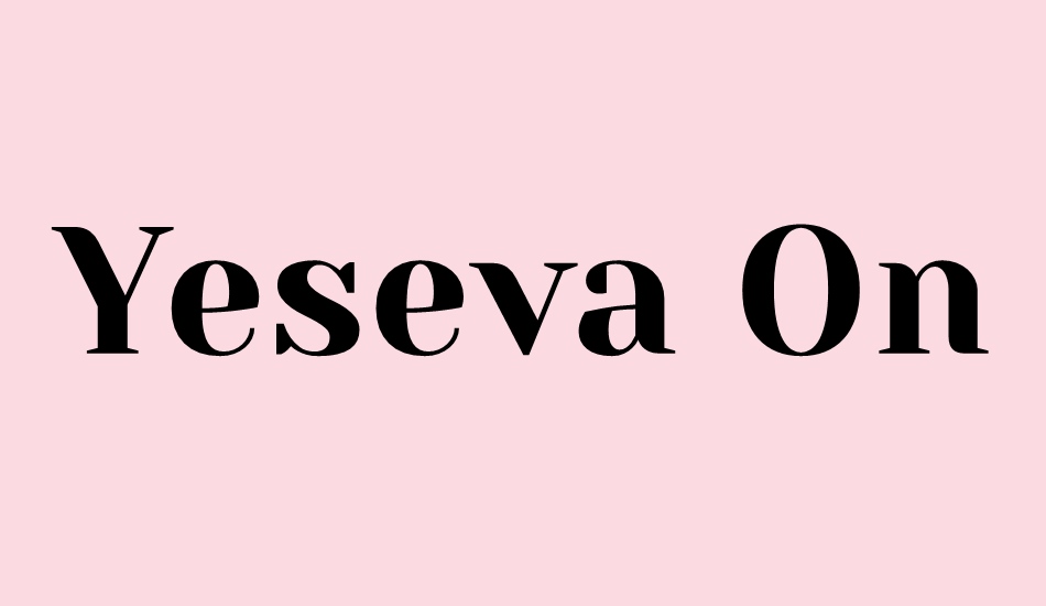 yeseva-one font big