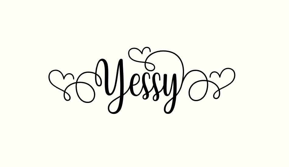 yessy font big