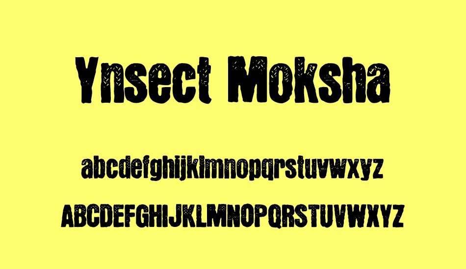 ynsect-moksha font
