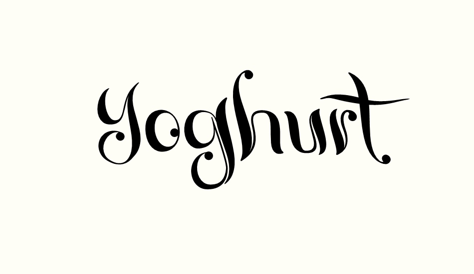 yoghurt font big