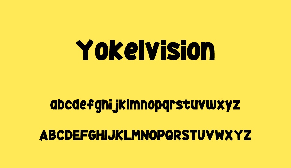 yokelvision font