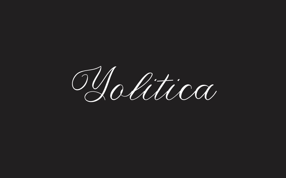 Yolitica font big