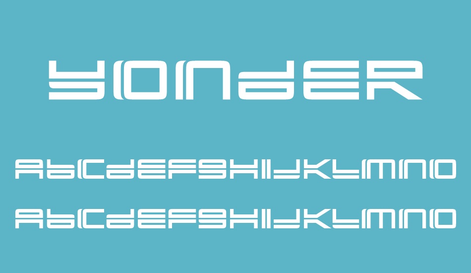 yonder-recoil font