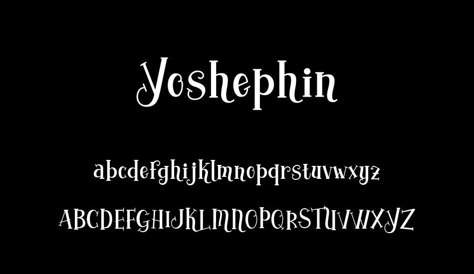 yoshephin font