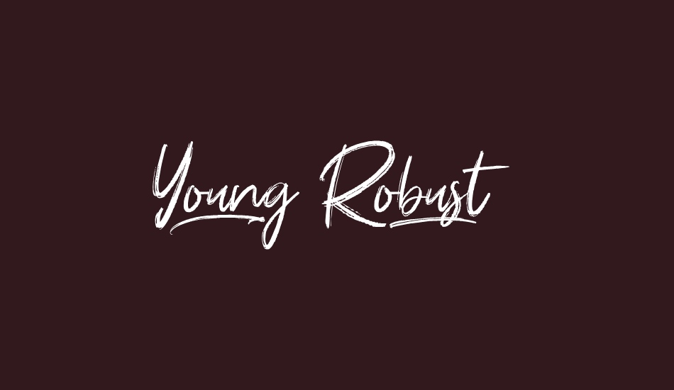 young-robust font big