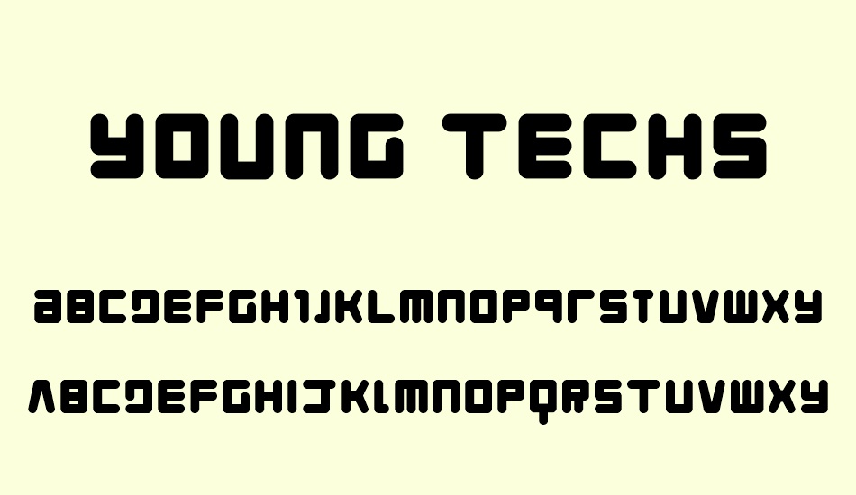 young-techs font