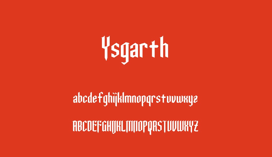 ysgarth font