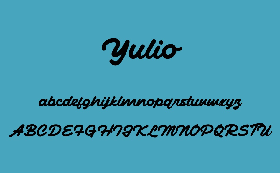 Yulio font