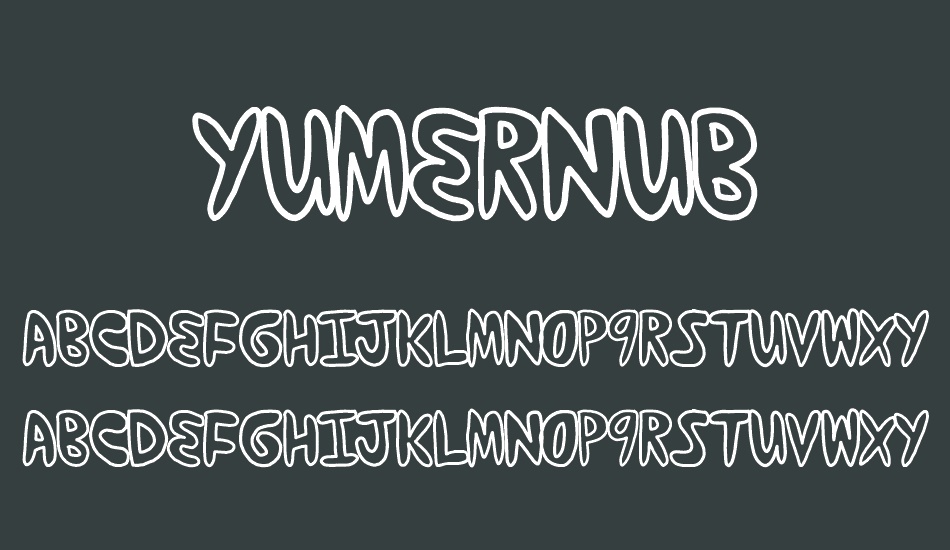 yumernub font