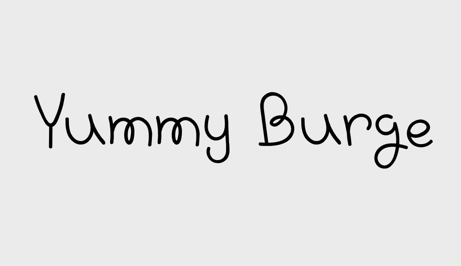 yummy-burger font big