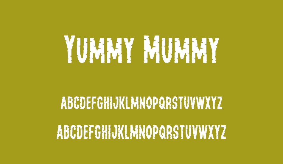 yummy-mummy font