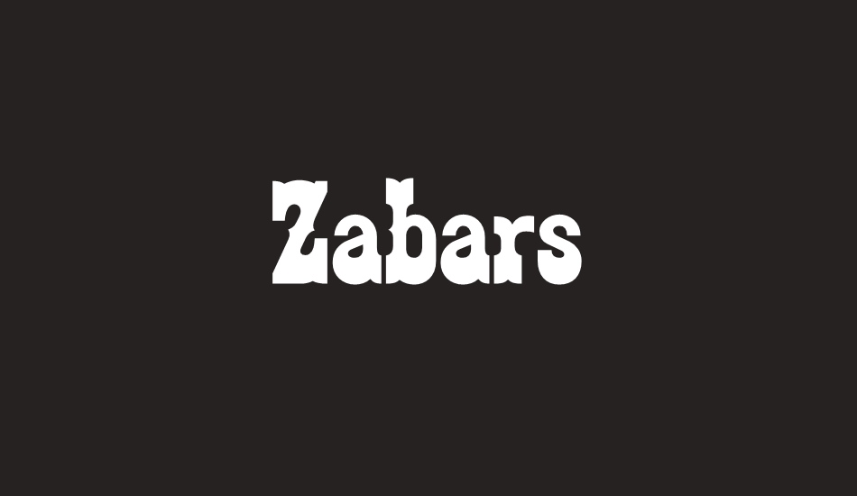 zabars font big