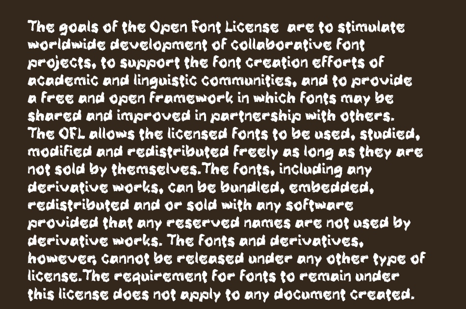 Zabbinkoz font 1
