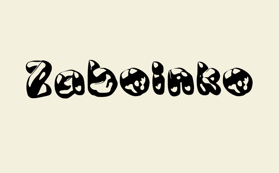 Zaboinko font big