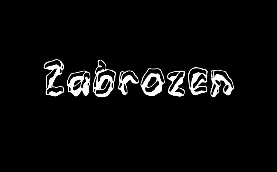 Zabrozen font big