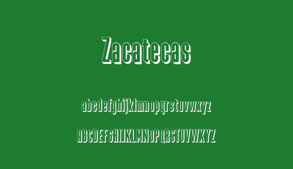 zacatecas font