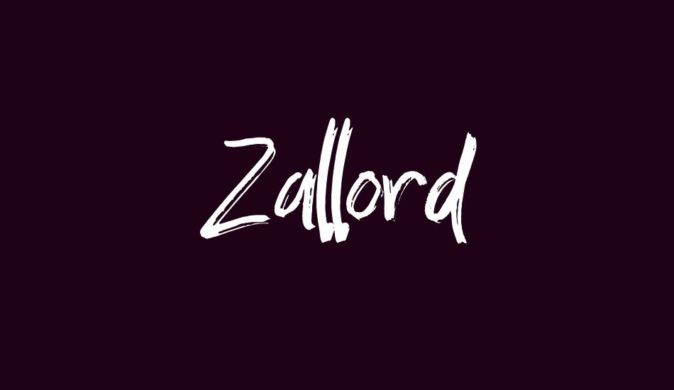 zallord font big