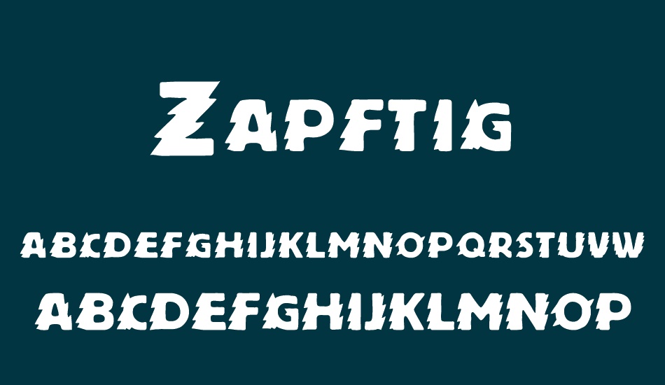 zapftig font