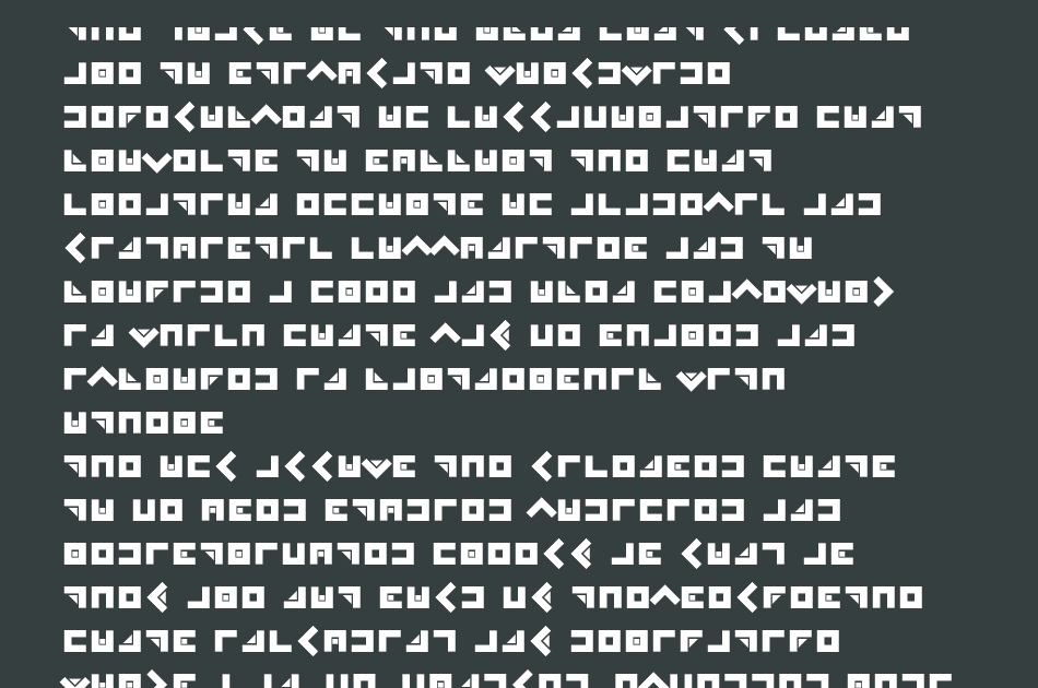 Zazer Square font 1