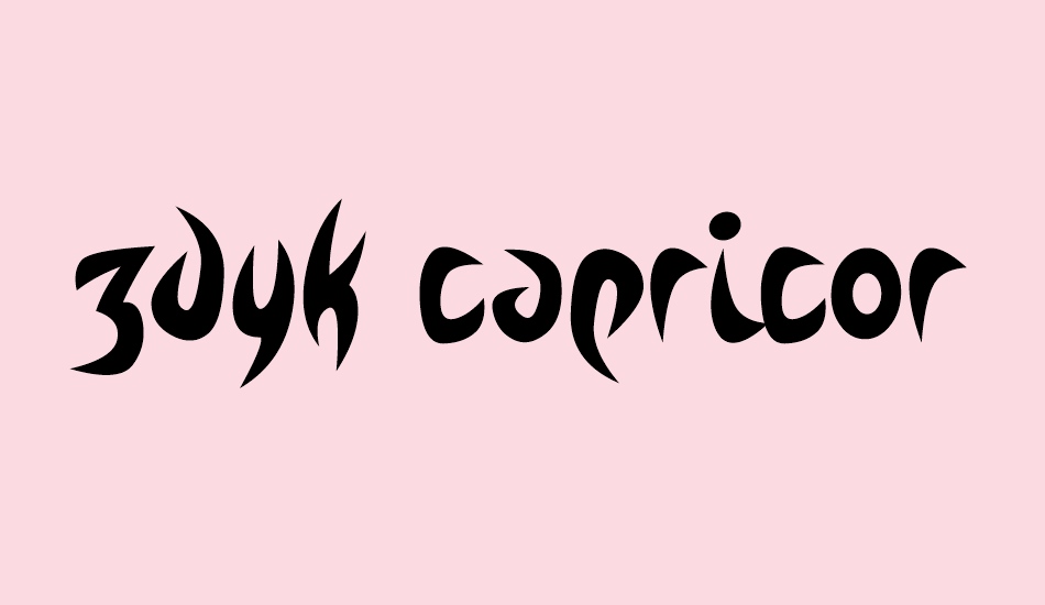 zdyk-capricorn font big