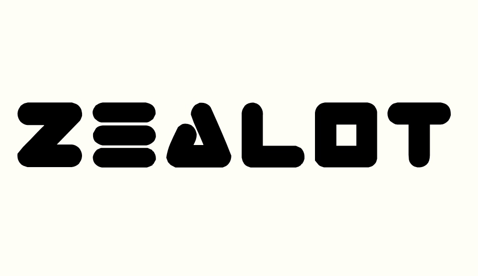 zealot font big