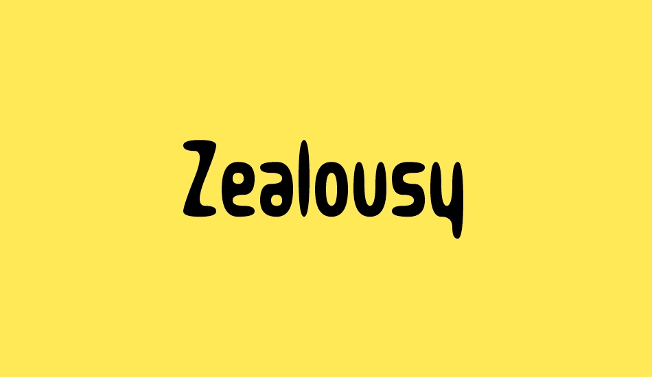 zealousy font big