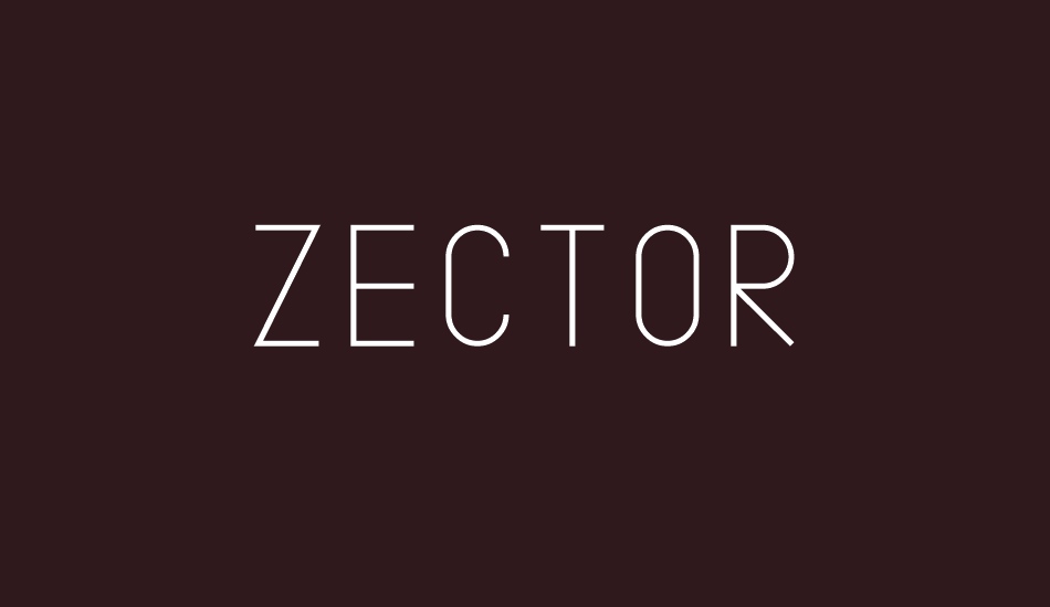 zector font big
