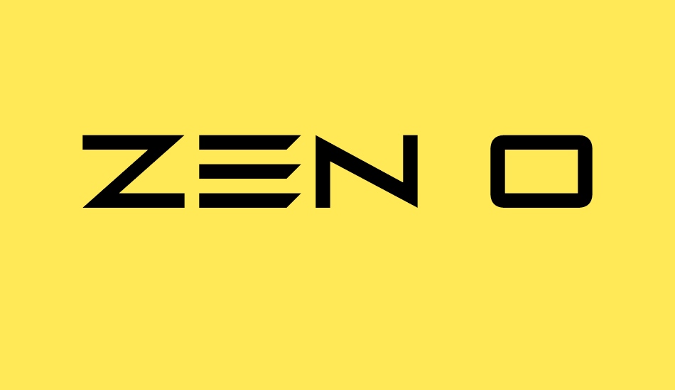 zen-os font big