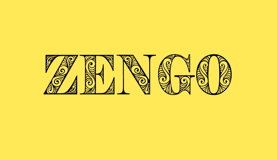 zengo font big