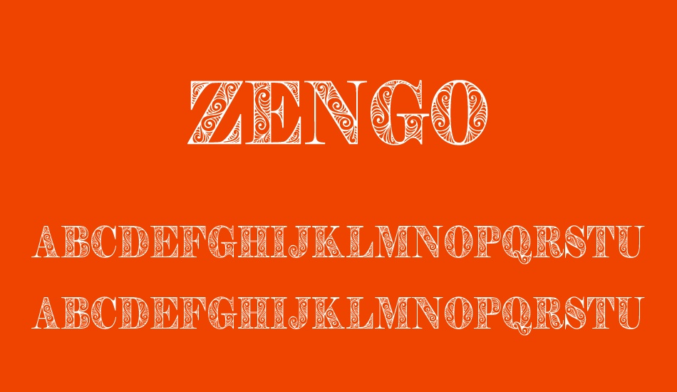 zengo font