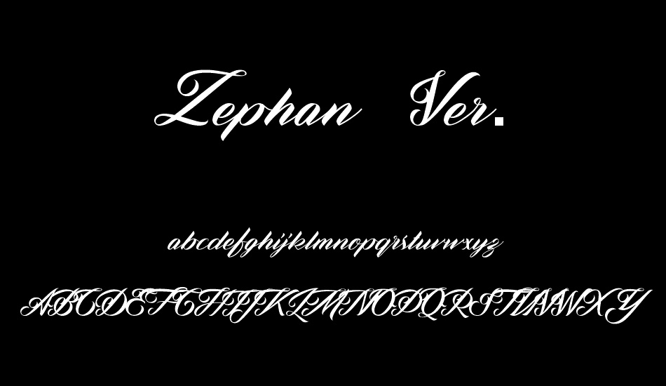 zephan-demo-ver- font