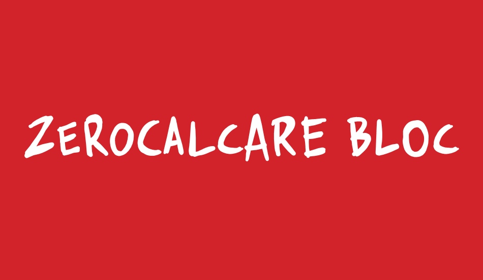 zerocalcare-blockletter font big