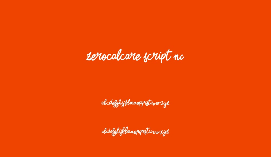 zerocalcare-script-nc font