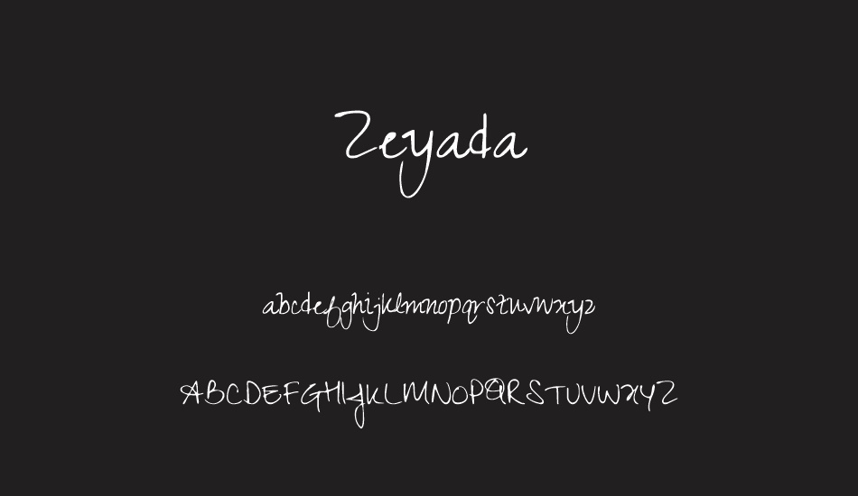 zeyada font