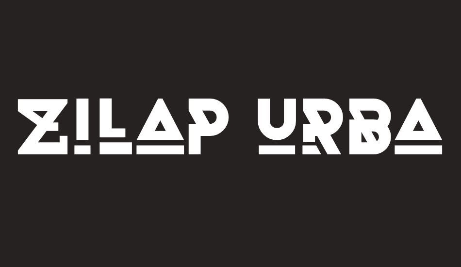 zilap-urban font big