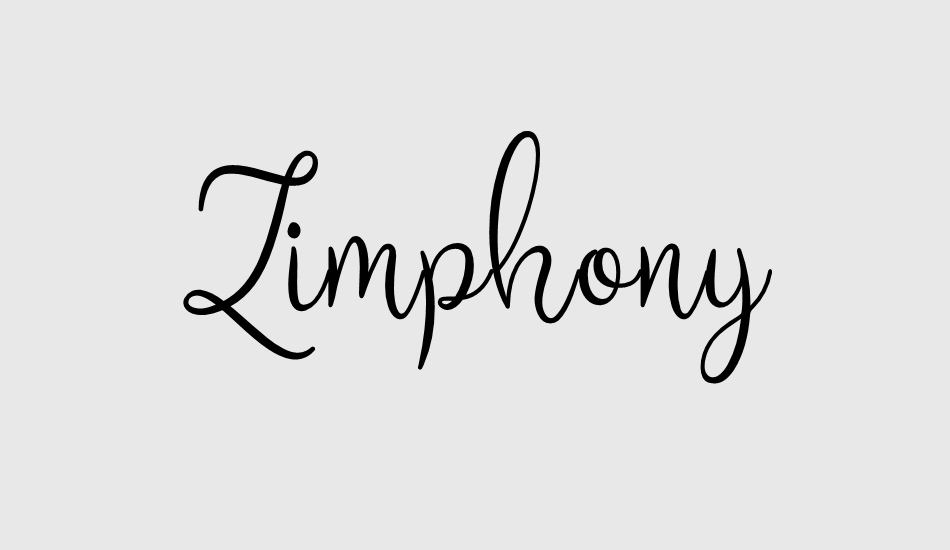 zimphony font big