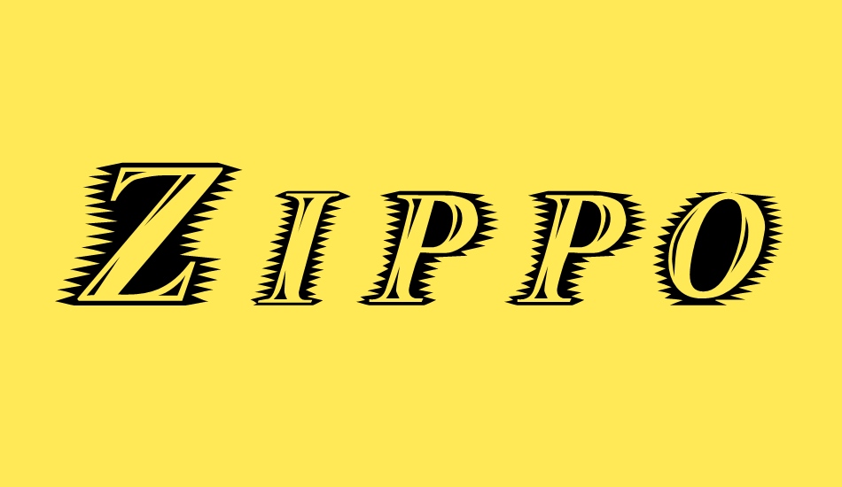 zippo font big