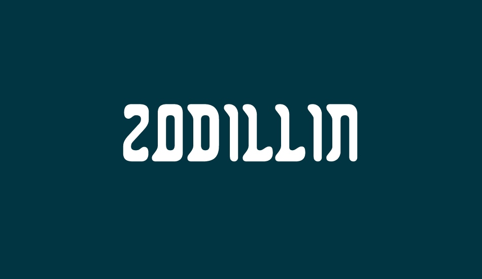 zodillin font big