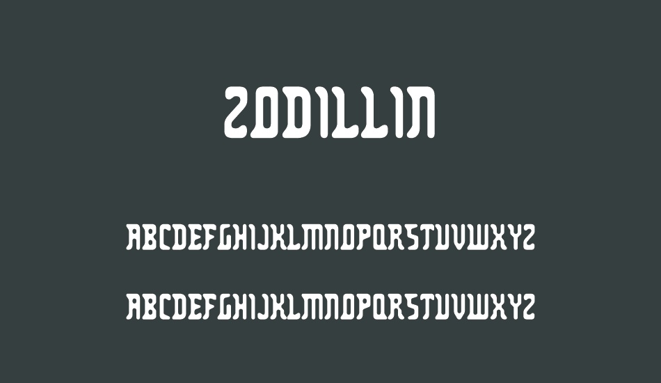 zodillin font