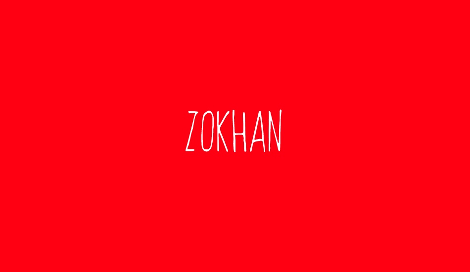 zokhan font big