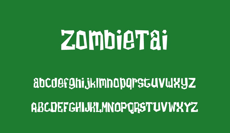 zombietai font