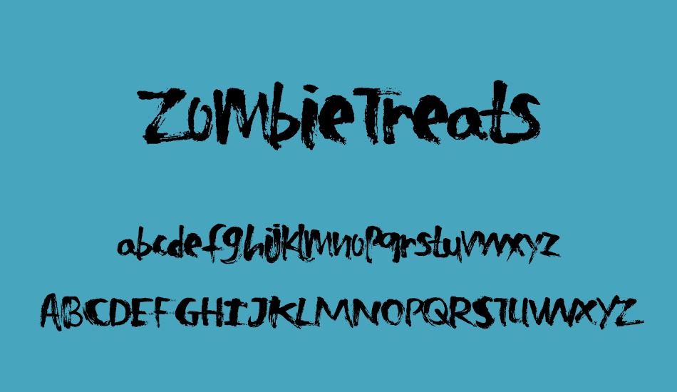 zombietreats font