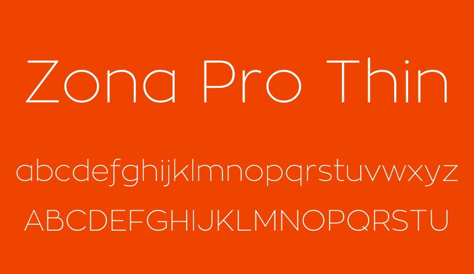 zona-pro-thin font