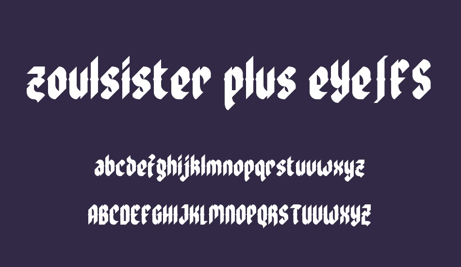 zoulsister-plus-eye-fs font